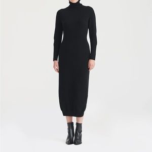 Brand new NAADAM Cashmere Turtleneck Dress with Slits